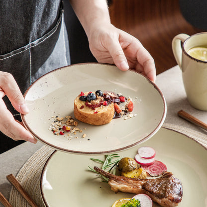 Sada keramického nádobí Vancasso Navia-LH, 16/32/48 dílů, s talířem na jídlo, dezertním talířem, miskou o objemu 800 ml a hrnkem 