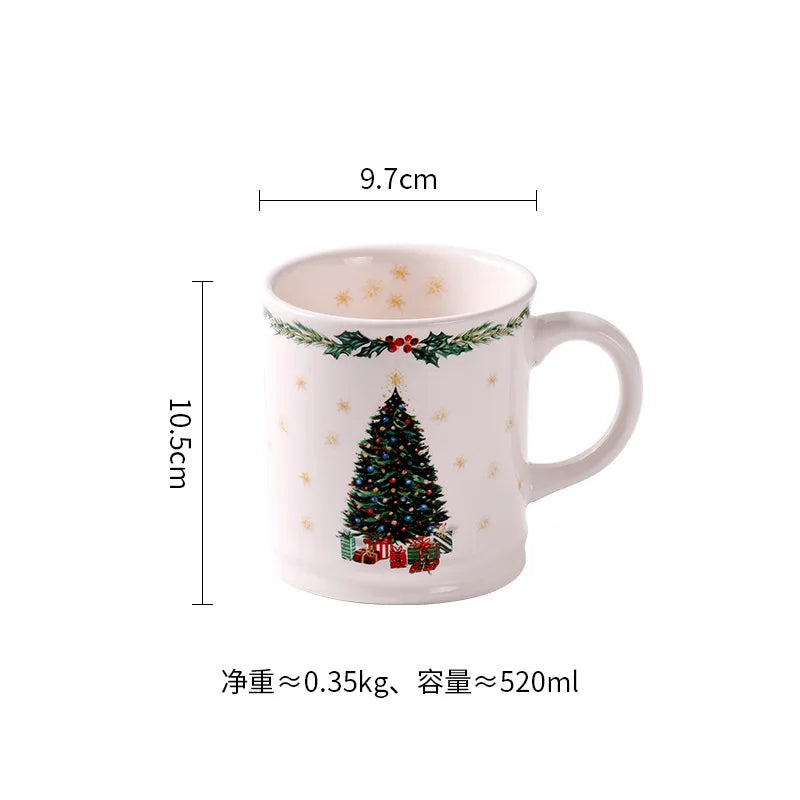 Keramické sady nádobí řady Goblin, velké talíře, obdélníkový tác, vánoční nádobí, steakové dezertní talíře, misky, hrnky, šálky 