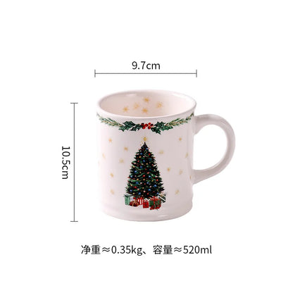 Keramické sady nádobí řady Goblin, velké talíře, obdélníkový tác, vánoční nádobí, steakové dezertní talíře, misky, hrnky, šálky 